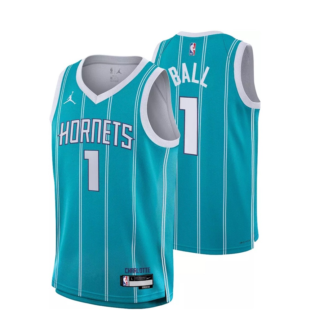 Teal Charlotte Hornets Basketball Jersey
